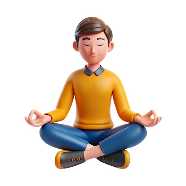Meditating Person